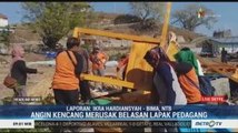 Pemkot Bima dan BPBD Bersihkan Sisa Terjangan Angin Puting Beliung