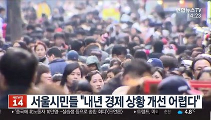 서울시민들 "내년 경제 상황 개선 어렵다"