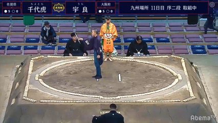Chiyotora vs Ura - Kyushu 2019, Jonidan - Day 11