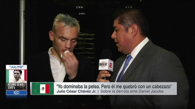 Julio César Chávez Jr vs Daniel Jacobs. Derrota del mexicano por fractura en la nariz | SportsCenter