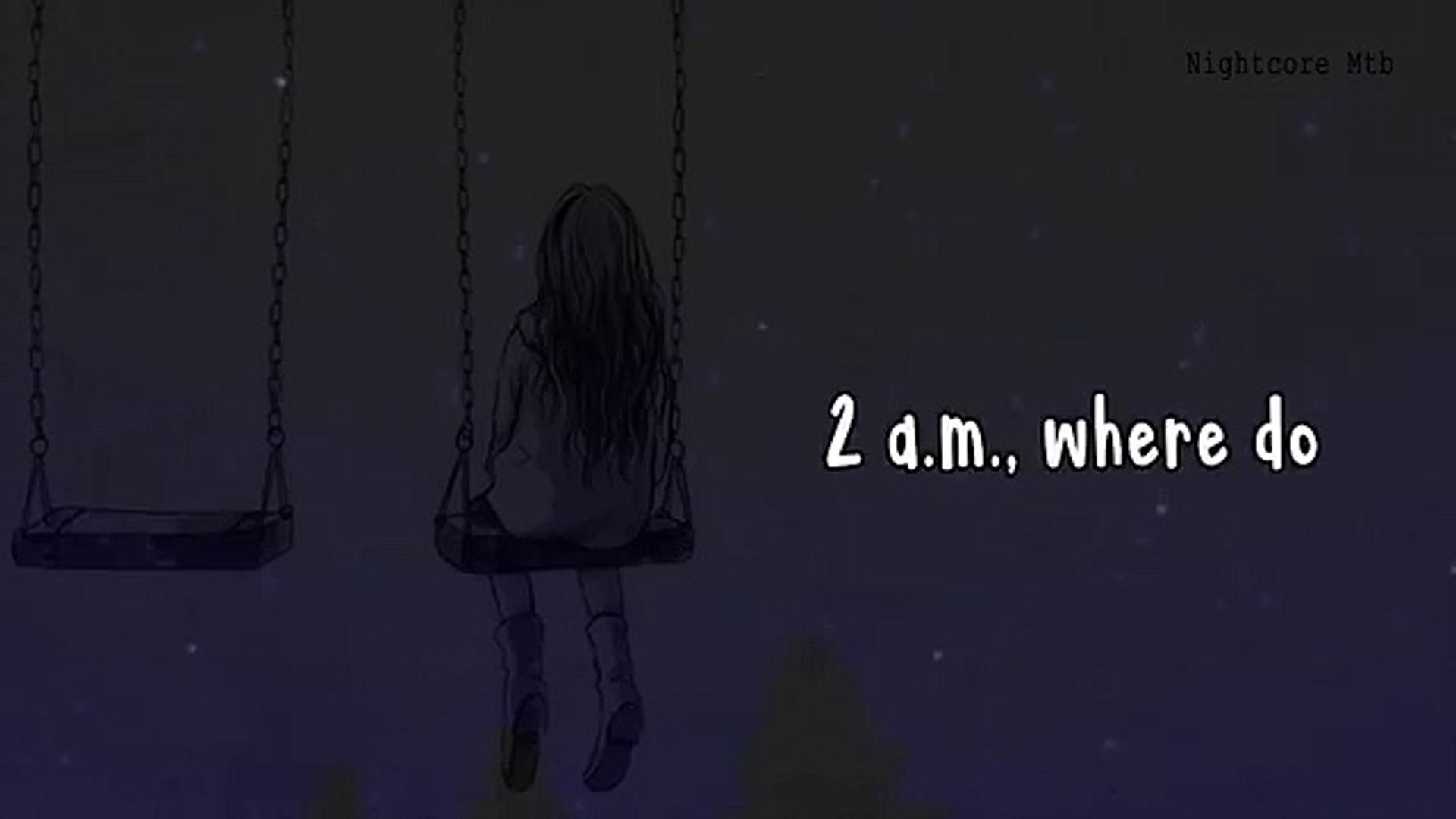 Nightcore The Lonely Lyrics Video Dailymotion