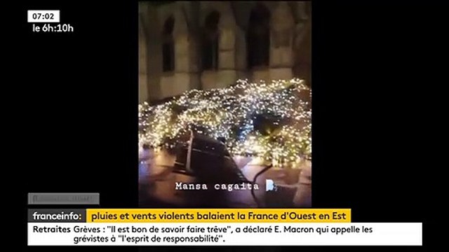 Météo: Regardez les images impressionnantes des pluies et vents violents qui ont balayé la France cette nuit