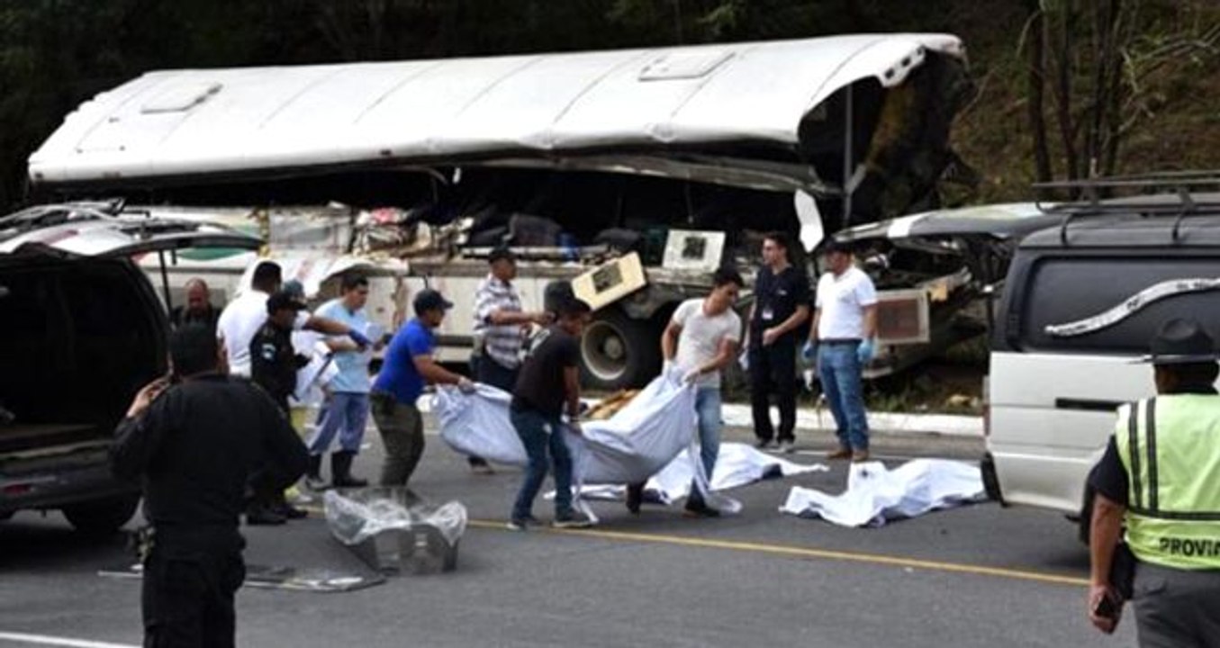 Orta Amerika ülkesi Guatemala'da katliam gibi kaza! 20 ölü, 12 yaralı