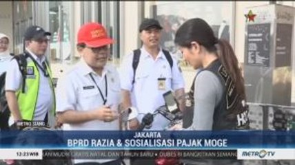 BPRD Jakarta Lakukan Razia dan Sosialisasi Pajak Moge