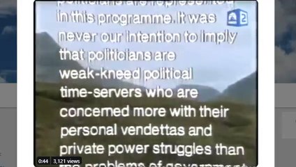 Politicians An Apology by Monty Python