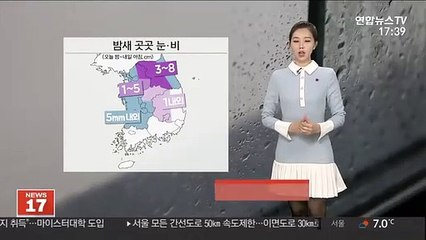 [날씨] 내일도 공기질 탁해…밤부터 곳곳 눈·비