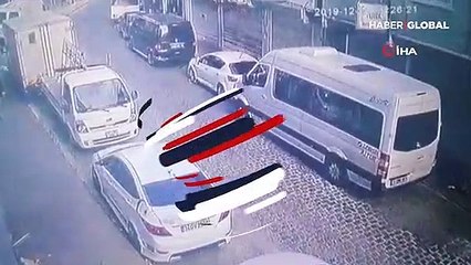 Baba-oğul ölümden saniyelerle böyle kurtuldu