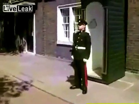 Voilà comment on fait rire un garde royal de la reine