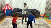 Yusuf Fatih selim ve Enes körebe oynuyoreğlenceli çocuk videosu