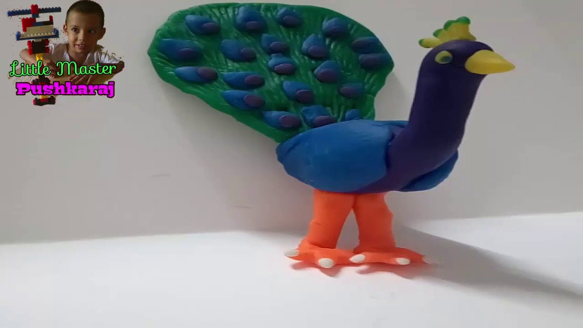 Peacock  Making of Clay