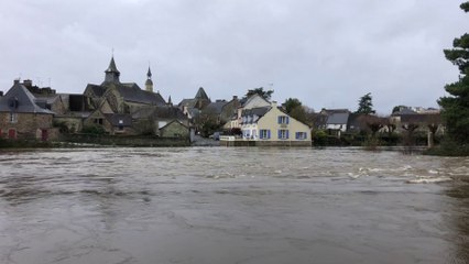 Malestroit  |   Inondations Crue de l'Oust - Bretagne Télé