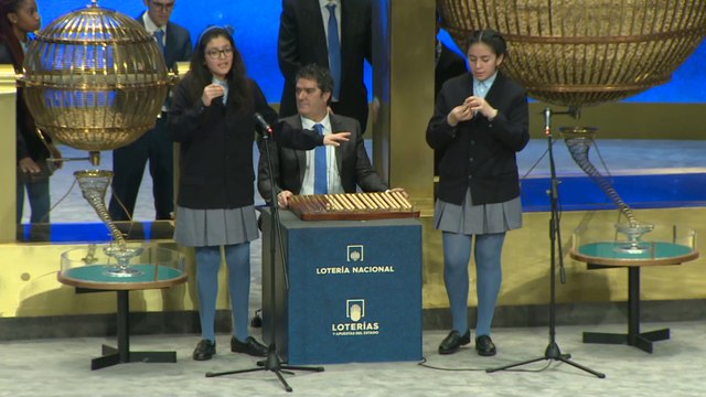 El 54.527, agraciado con el sexto quinto premio del Sorteo de Navidad 2019