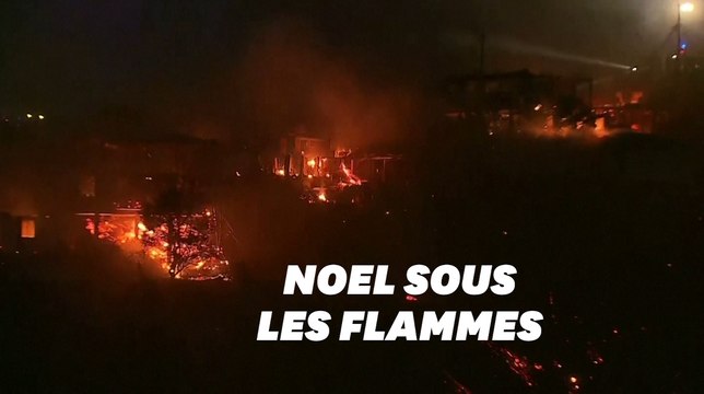 Au Chili, un incendie a ravagé 245 maisons à l'aube des festivités