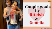 Riteish Deshmukh ROMANTIC & CUTE MOMENT With Wife Genelia D'Souza