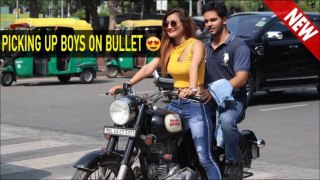 Picking Up Boys On Bullet ||Rits Dhawan PICKING UP BOYS ON BULLET |RITS DHAWAN Picking up boys on bullet        prank in India 2019,prank ,prank in 2019 ,best girl prank,best prank in public