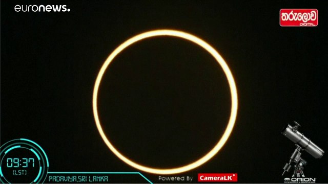 Último eclipse do ano oferece anel de fogo
