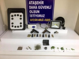 Evi uyuşturucu imalathanesine çeviren şahısa operasyon