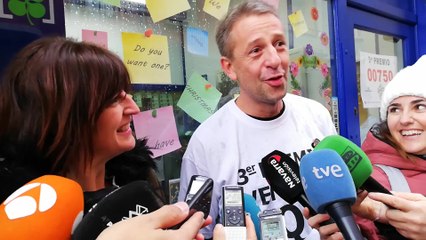Edurne Ansoain, agraciada en la Lotería de Navidad: "Me hace mucha ilusión porque es repartido"