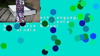 [Read] Speech-Language Pathology Assistants: A Resource Manual  For Kindle