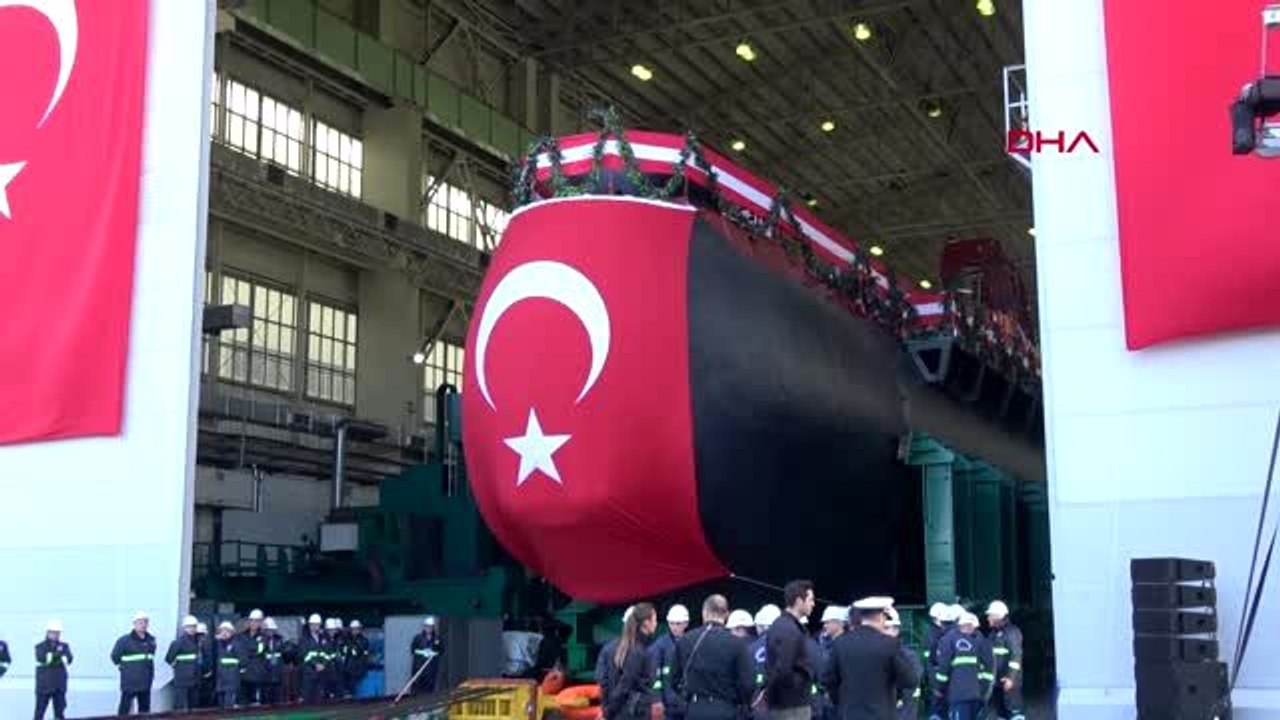 Piri reis denizaltısı havuza çekildi, seydi ali reis'e ilk kaynak yapıldı