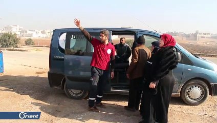 نقل الحالات المرضية والإنسانية من معرة النعمان باتجاه الشمال السوري