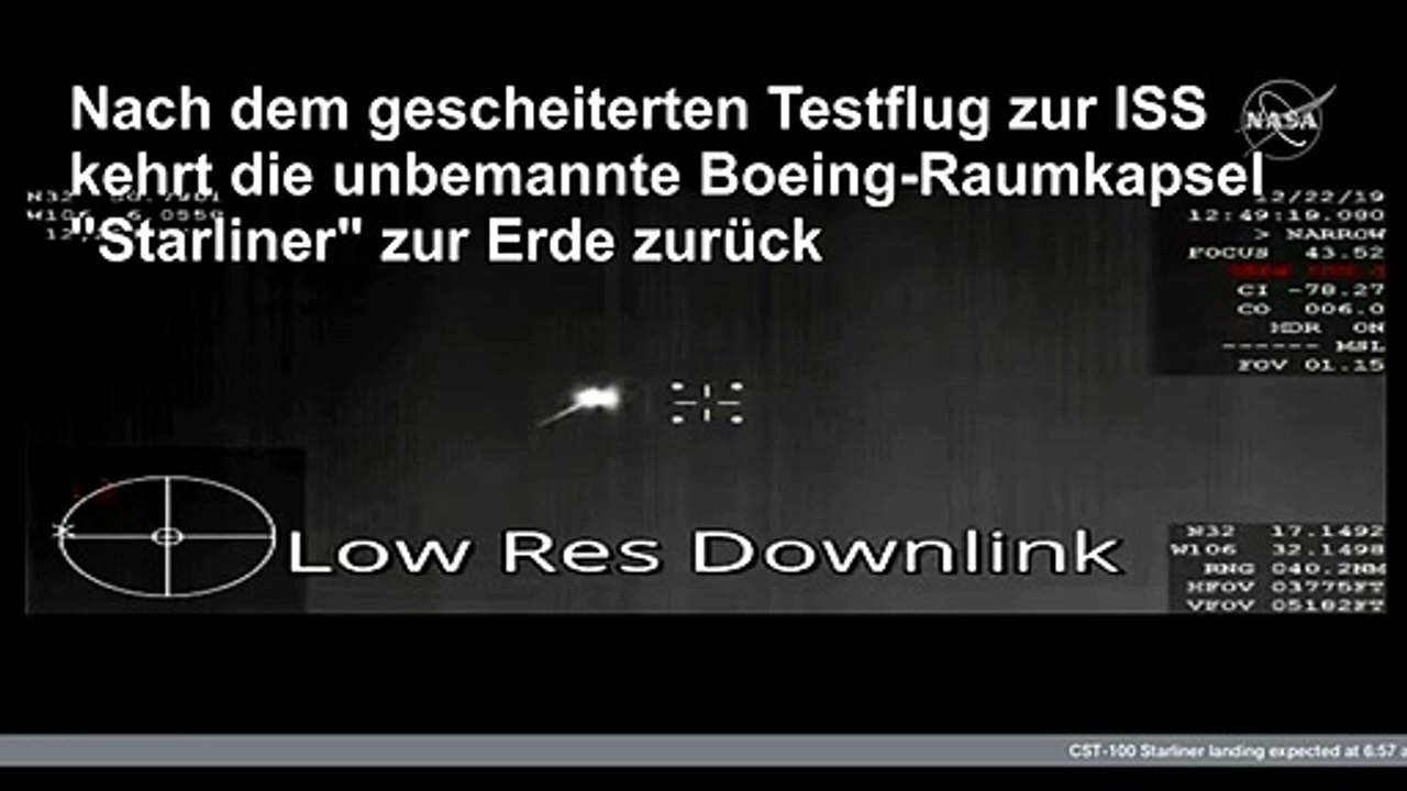 Nach gescheitertem Test: Boeing-Raumkapsel 