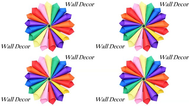Paper craft ideas for wall decoration step by step | diy crafts with paper for room decoration
