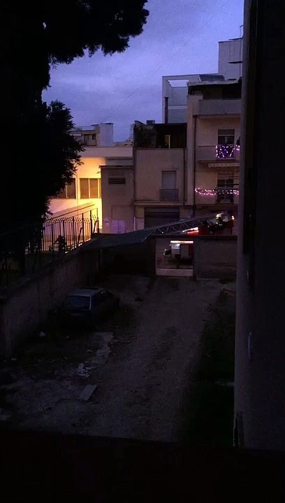 Andria: albero cade su casa, Vigili del Fuoco sul posto