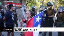Ausschreitungen bei Protesten in Chile
