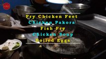 Crispy Fry Chicken @ 50 Rs | Fry Chicken panja मुर्गे के पंजे | Peeling Chicken Feet