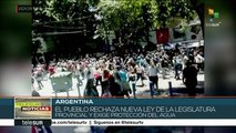 Argentina: ciudadanos rechazan reforma a ley que permite químicos