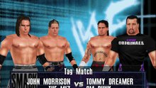 WWE Summerslam Mod Matches John Morrison & Miz vs CM Punk & Tommy Dreamer