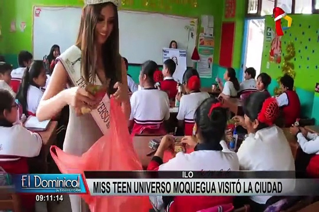 Miss Teen Universo Moquegua recorrió maravillas turísticas de Ilo