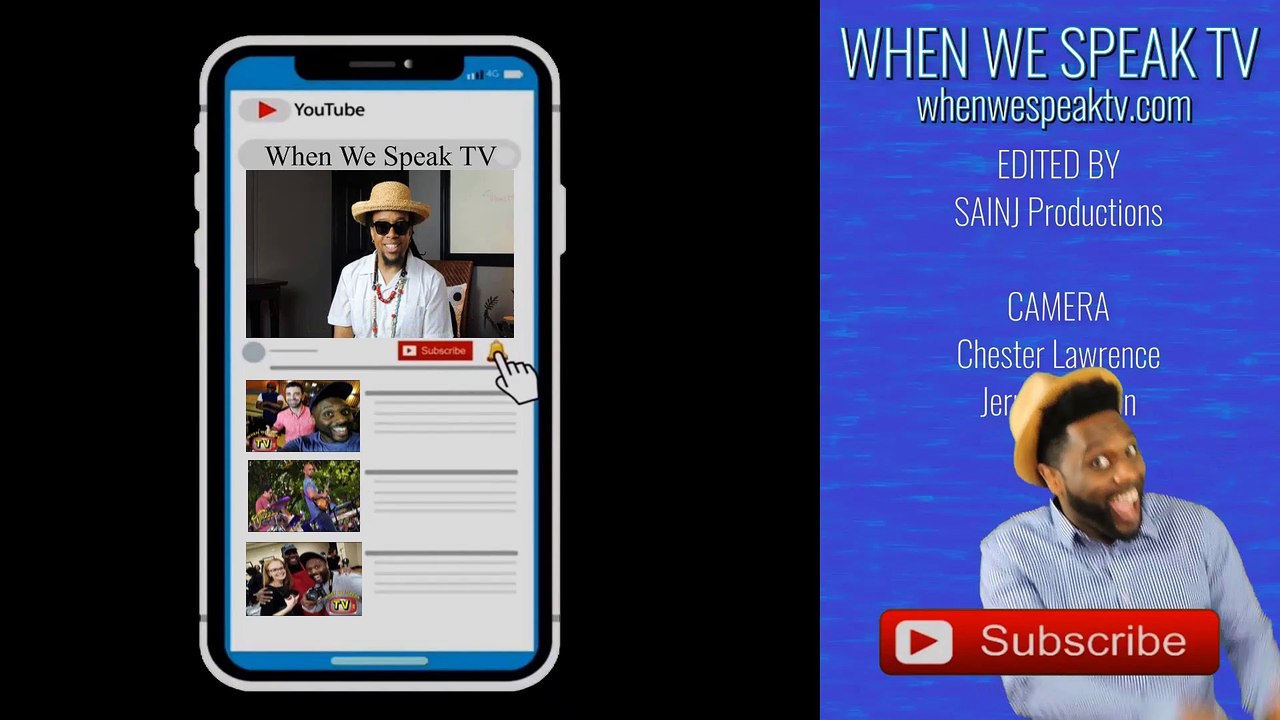 Speech Thomas of Arrested Development on When We Speak TV