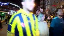 Fenerbahçeli taraftarların galibiyet coşkusu