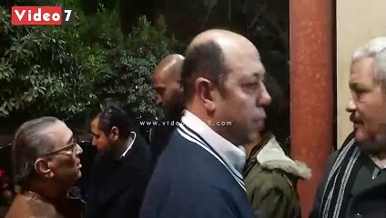 أحمد سليمان وإسماعيل يوسف يحضران عزاء وليد قاصد إدارى الزمالك