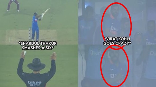 Virat Kohli Pumped Up As Shardul Thakur | ஆச்சரியம் கொடுத்த ஷர்துல் தாகூர்... கொண்டாடிய கோலி