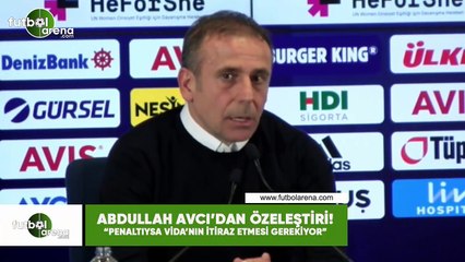 Abdullah Avcı'dan futbolcularına özeleştiri! "Penaltıysa Vida'nın itiraz etmesi gerekiyor"