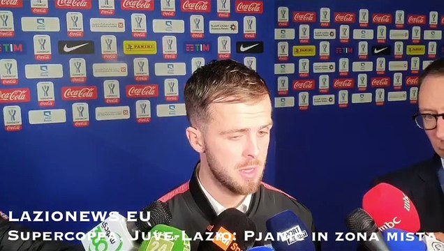 Supercoppa, Juve-Lazio: Pjanic in zona mista