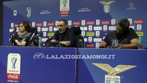 VIDEO - SUPERCOPPA ITALIANA JUVENTUS-LAZIO 1-3 - LA CONFERENZA DI SARRI