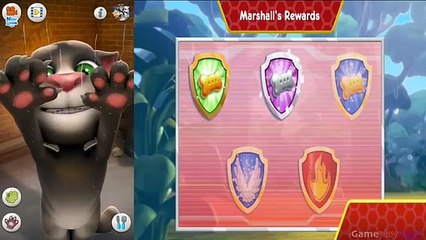 Talking Tom vs PAW PATROL Pups Take Flight MARSHALL Volcano Island