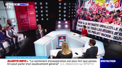 "Si la grève continue, j'en serai solidaire", Jean-Luc Mélenchon - 22/12