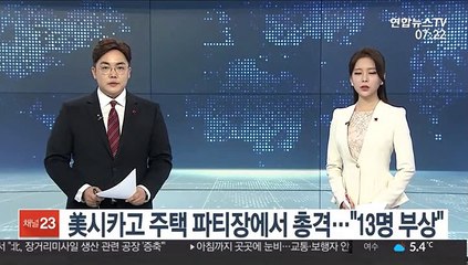 美시카고 주택 파티장에서 총격…"13명 부상"