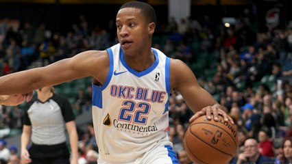 Devon Hall rises up and throws it down