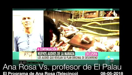 Tremenda bronca de Ana Rosa al profesor que quiere culpar a los niños de inventarse el acoso en Cataluña