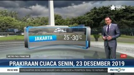 Prakiraan Cuaca, Senin 23 Desember 2019