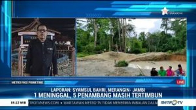 Enam Penambang Emas Ilegal di Jambi Tertimbun Longsor, Satu di Antaranya Meninggal