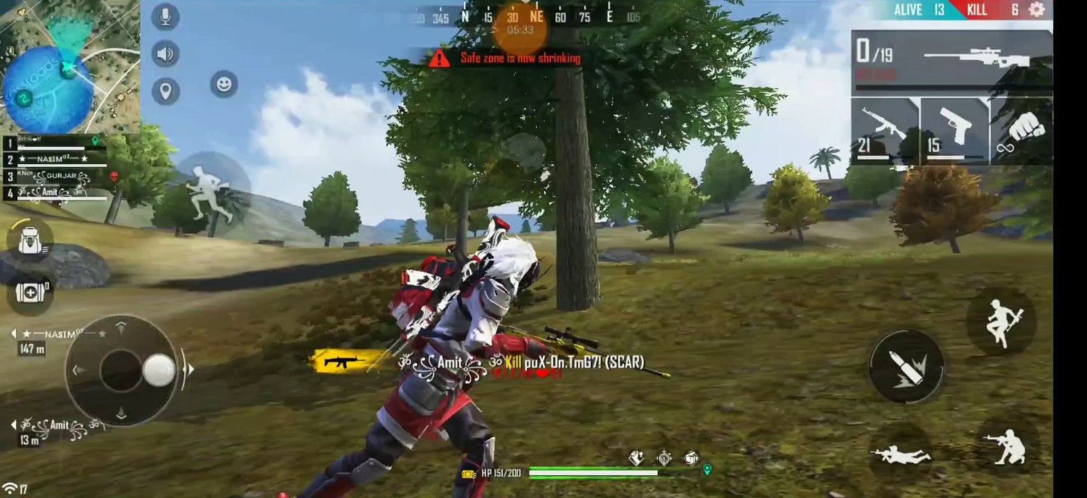 Gun shots