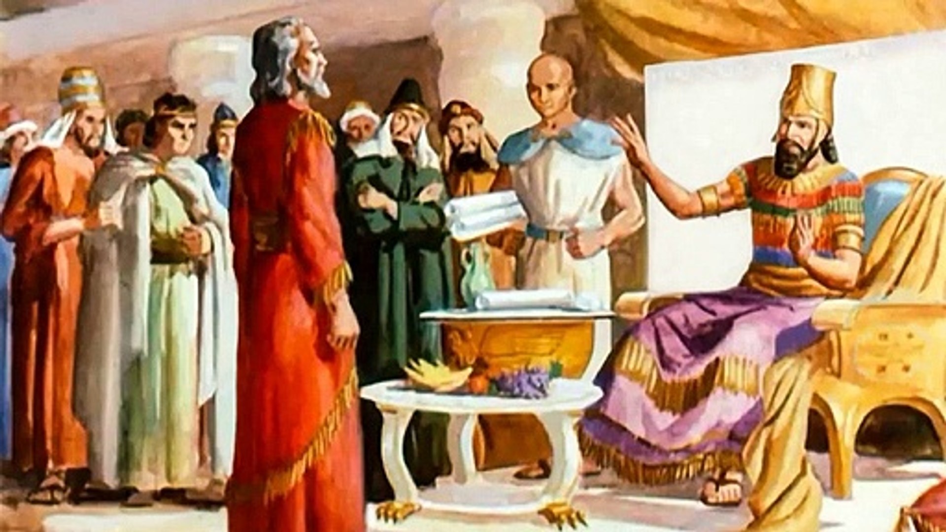 ⁣Animated Bible Stories: Daniel In The Lion's Den