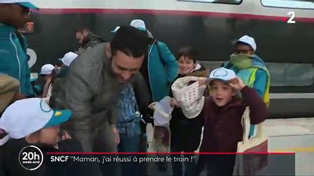 Regardez le reportage de France 2 qui a suivi ces enfants qui sont enfin parvenus à prendre un train malgré la grève